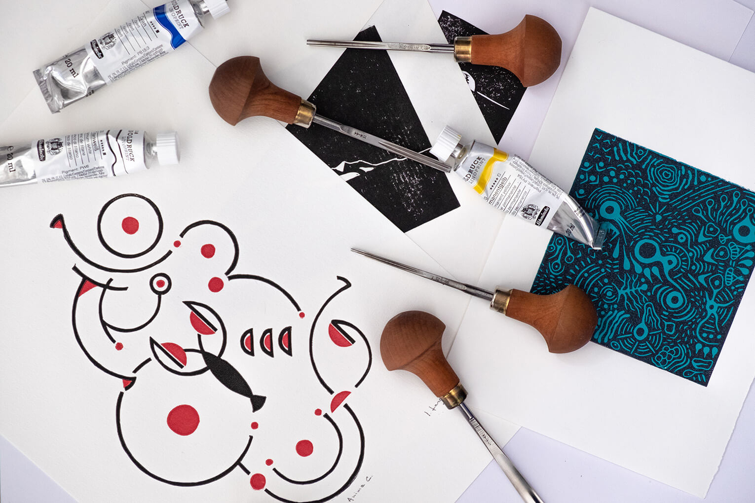 La Tit&rsquo;Histoire, du graphisme à la linogravure